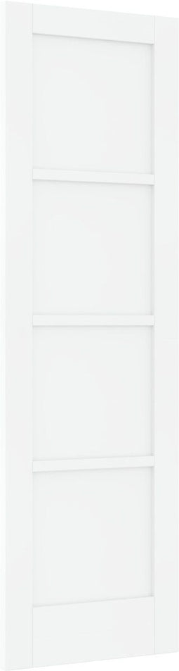 vidaXL - Interne - Deur - 'ORKDAL'Wit - 61x198,5x4 - cm - Massief - Vurenhout