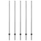 vidaXL - U-paal - voor - omheining - 10 - stuks - Grijs - 150 - cm - Metaal
