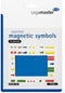 Whiteboardmagneten Symbolen 10mm Blauw