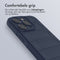 iMoshion Hoesje Geschikt voor iPhone 14 Pro Hoesje Siliconen - iMoshion EasyGrip Backcover - Donkerblauw