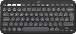 Logitech Pebble Keys 2 K380s - Toetsenbord - Draadloos Bluetooth - Qwerty ES Grafiet