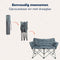TRVLMORE Comfort Bench - Campingbank - 2 Persoons - 240 kg draagvermogen - Grijs