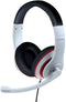Gembird MHS-03-WTRDBK - Stereo headset - Microfoon met draaiboom - Rood Wit Zwart