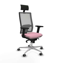 Bureaustoel met hoofdsteun Piqueras y Crespo 2D086G1 Roze