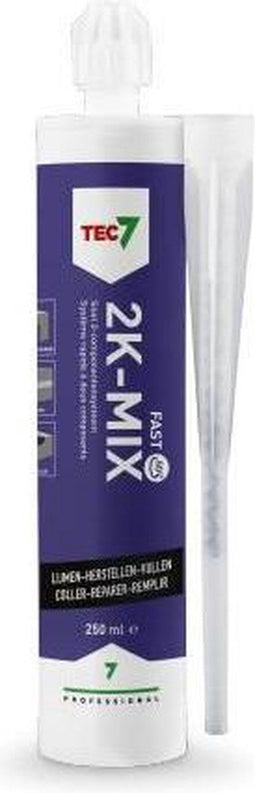 2K-Mix Fast - Plakken, repareren en vullen - Tec7 - 250 ml koker