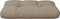 vidaXL - Palletkussen - 50x40x12 - cm - stof - taupe