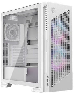 MSI MPG VELOX 300R - Midi Tower - 2x 160 mm ventilatoren - Wit