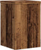 vidaXL - Plantenstandaards - 2 - st - 20x20x30 - cm - bewerkt - hout - oud - houtkleurig