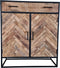 Kabinet kast Isa - opbergkast - mangohout kast 100 cm