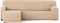 Hoes voor chaise longue met korte armleuning links Eysa TROYA Beige 170 x 110 x 310 cm