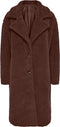 PIECES PCNOLA TEDDY COAT - Dames Jas - Maat M - Teddy stof