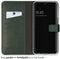 Selencia Galaxy A23 (5G) - Echt Lederen Bookcase - Ruimte voor pasjes - Groen