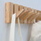 Urban State wandkapstok - handgemaakt - essenhout - 8 haken