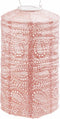 Lumiz Solar Tuinverlichting - Tuinverlichting op zonne energie - Tuinverlichting - Buitenlampjes - Tuinverlichting op zonneenergie - Buitenverlichting - Buitenlamp - Decoratie - Paisley Cylinder - 18 cm - Roze