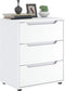 vidaXL - Dressoir - VISNES - 60x40x73 - cm - bewerkt - hout - wit