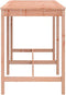 vidaXL Tuintafel 159,5x82,5x110 cm massief douglashout