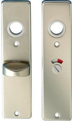 HOPPE Kortschilden 165 x 43 mm - Aluminium - Vrij en Bezet - Kleur F2 champagne (1 paar)