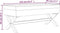 vidaXL - Opbergkruk - 110x45x49 - cm - fluweel - roze