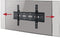 B-Tech BT8442/B - Muurbeugel - Tot 80kg - Voor schermen tot 80