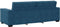 vidaXL - Driezitsbank - 180 - cm - fluweel - blauw