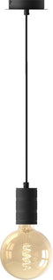 Calex Retro Pendellamp - Industrieel Hanglamp - E27 Fitting - Zwart - Hoogte verstelbaar