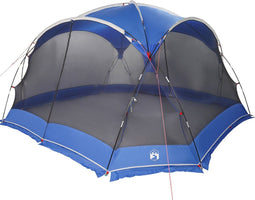 vidaXL - Camping - Muggennet - met - Deuren - Blauw - voor - 10 - Personen - - - Waterdicht
