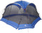 vidaXL - Camping - Muggennet - met - Deuren - Blauw - voor - 10 - Personen - - - Waterdicht