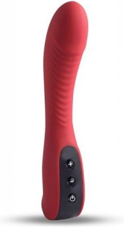 TOYZ4LOVERS - RED RECHARGEABLE G-SPOT SILICONE VIBRATOR