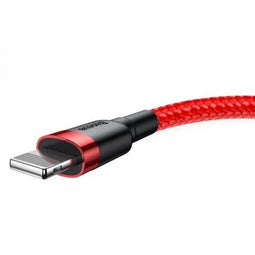 Baseus CALKLF-C09 - USB/Lightning kabel - 1,5A snelladen - Rood