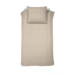 Cinderella Carre - Dekbedovertrek - Flanel - 140x200/220 cm - Naturel