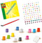 SES - Nail art - nagels lakken - 12 kleuren nagellak - 99 nagelstickers - inclusief penseel en sponsje - knutselen meisjes