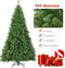 Costway Kerstboom 225 cm - Vouwsysteem PVC - Dichte takken - Groen