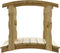 vidaXL - Tuinbrug - met - leuning - 170x74x105 - cm - geïmpregneerd - grenenhout