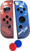 Nintendo Switch - WWE - Joy Con Controller Hoesjes - Silicone grips - Rood Blauw (1 pack)