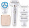 Braun Silk-épil 9 Flex 9-010 - Epilator met Flexibele Kop en SensoSmart - Wit/Goud