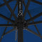 vidaXL - Vierkante - Tuinparasol - met - LED-verlichting - 295x245 - cm - in - Azuurblauw