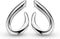 Casa Jewelry Oorhangers Fame - Zilver - Luxueuze oorhangers