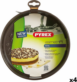 Oven Mould Pyrex Asimetria Cirkelvormig Metaal 4 Stuks 20 cm