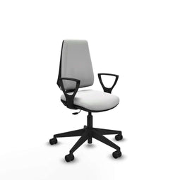 Piqueras y Crespo BFN066N - Bureaustoel - Verstelbare hoogte draaiend - Wit