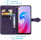 iMoshion Hoesje Geschikt voor Oppo A96 Hoesje Met Pasjeshouder - iMoshion Mandala Bookcase - Paars