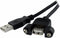 StarTech.com USBPNLAFAM2 - USB-kabel A naar A - 60 cm - Zwart