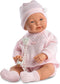 Llorens babypop blank meisje 45 cm met kleding en speen