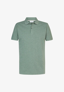 PROFUOMO Poloshirt - Korte Mouw - Regular Fit - Groen - Maat XXL