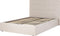 LORIENT - Bed met opbergruimte - Beige - 140 x 200 cm - Polyester