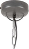 vidaXL Hanglamp industrieel rond 25 W E27 52 cm mangohout grijs