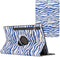imoshion Tablet Hoes - Geschikt voor Samsung Galaxy Tab S9 11.0 inch Plus / Galaxy Tab S9 11.0 inch FE Plus / Galaxy Tab S10 Plus - 360° Draaibare Design Bookcase 2.0 - White Blue Stripes
