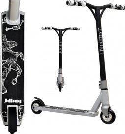 JD Bug 118 PRO Dark Knight - Zilver - Stuurhoogte 89 cm