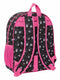 Kuromi - Schoolrugzak - Ergonomische bekleding - Zwart Fuchsia 33 x 42 x 14 cm