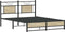vidaXL - Bedframe - zonder - matras - hout - sonoma - eikenkleurig - 140x200 - cm
