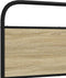 vidaXL - Bedframe - zonder - matras - bewerkt - hout - sonoma - eikenkleur - 120x190cm